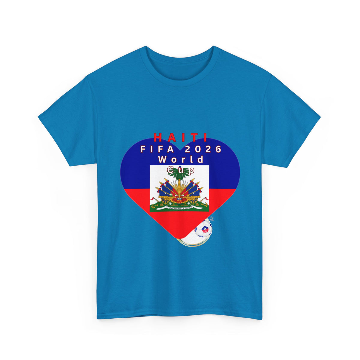 Heart of The Haitian Flag Tee