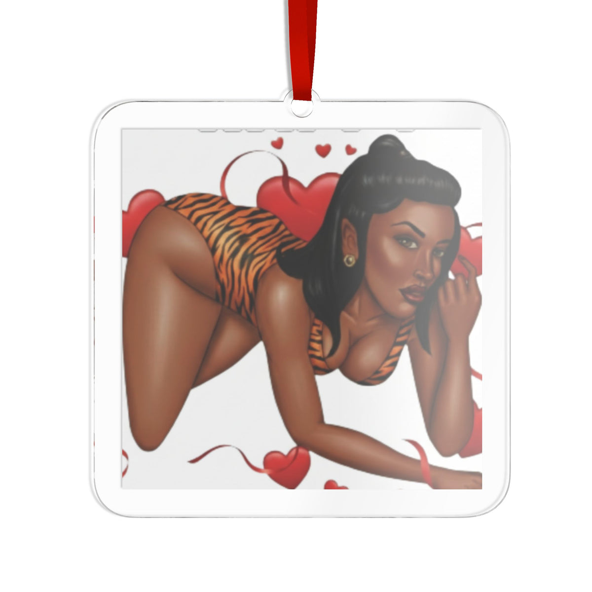 Pin-Up Valentine Acrylic Ornament by GT Artland