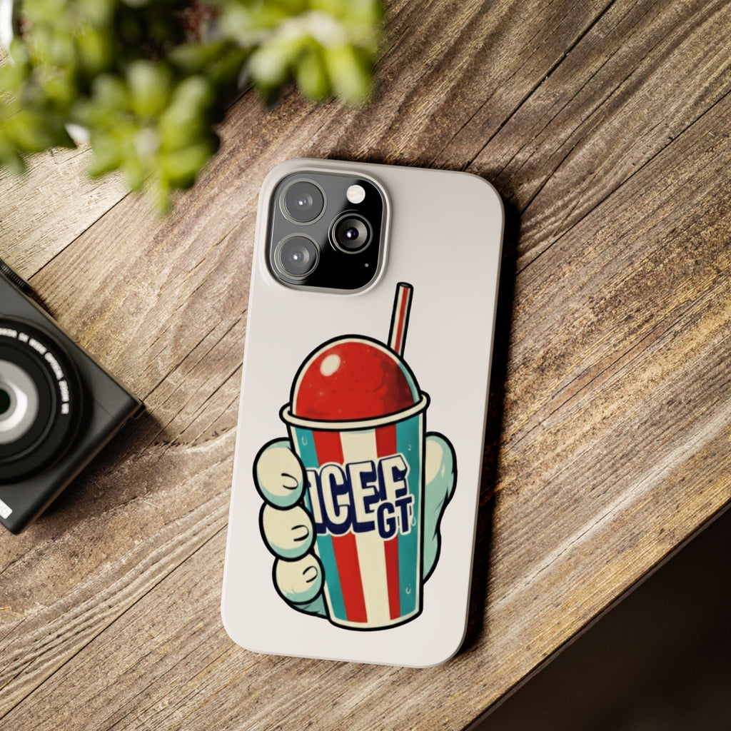 ICEE Slush Cup Slim Phone Case | Red White Blue Slushie