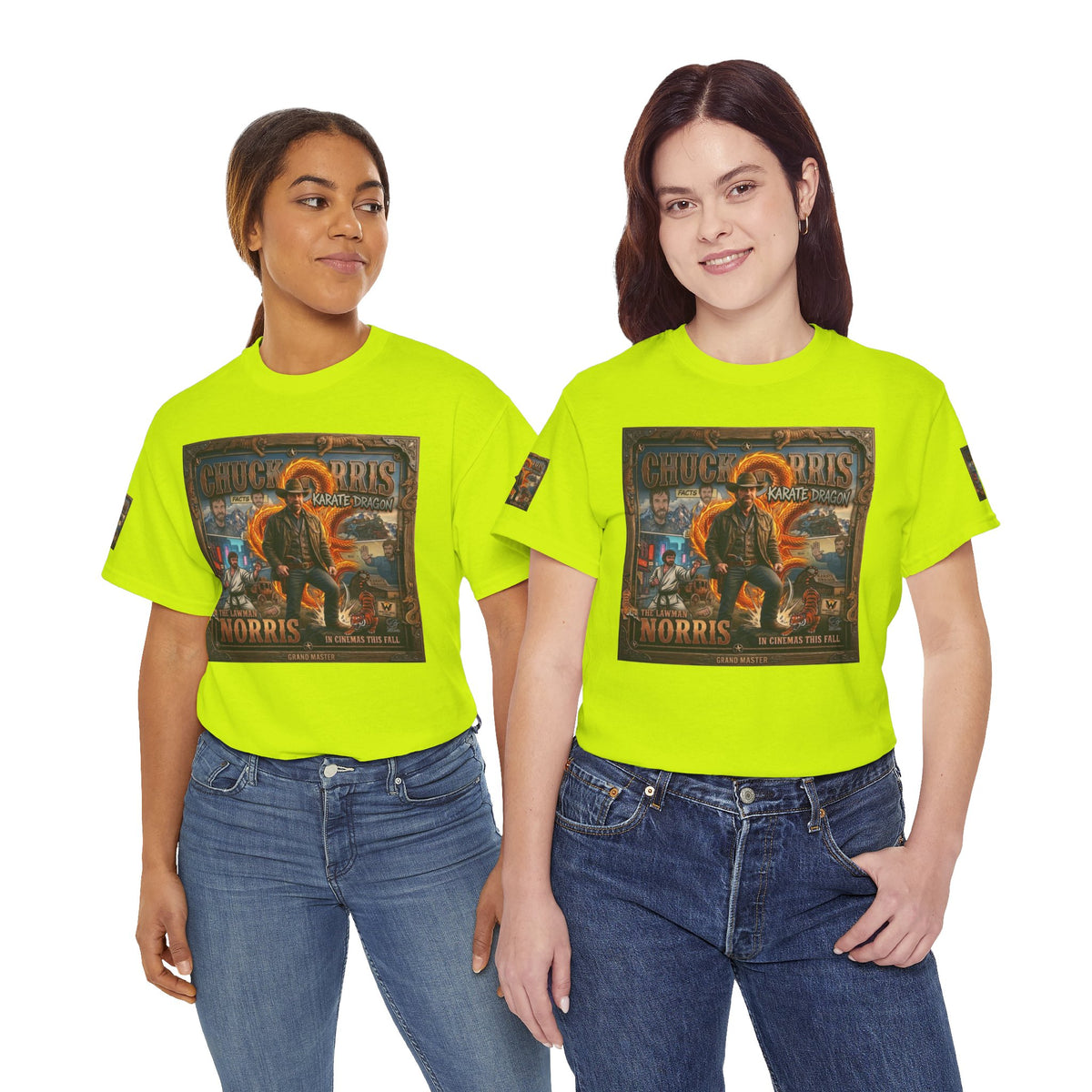 Retro Action Movie Poster T-Shirt | Vintage Fighter Hero Tee
