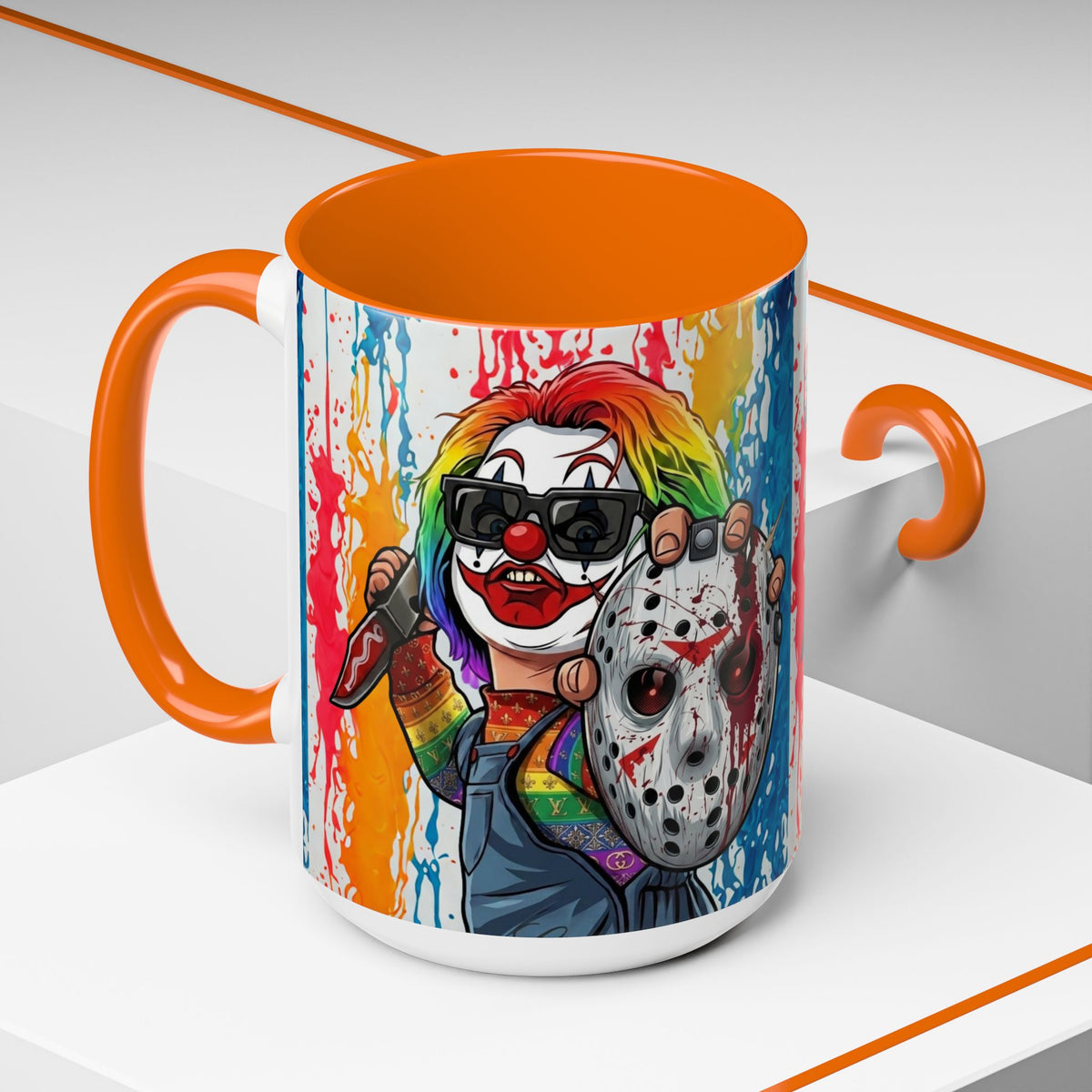 Rainbow Slasher Color Drip Designer GT Soldier Edition | Accent Coffee Mug 11oz 15oz