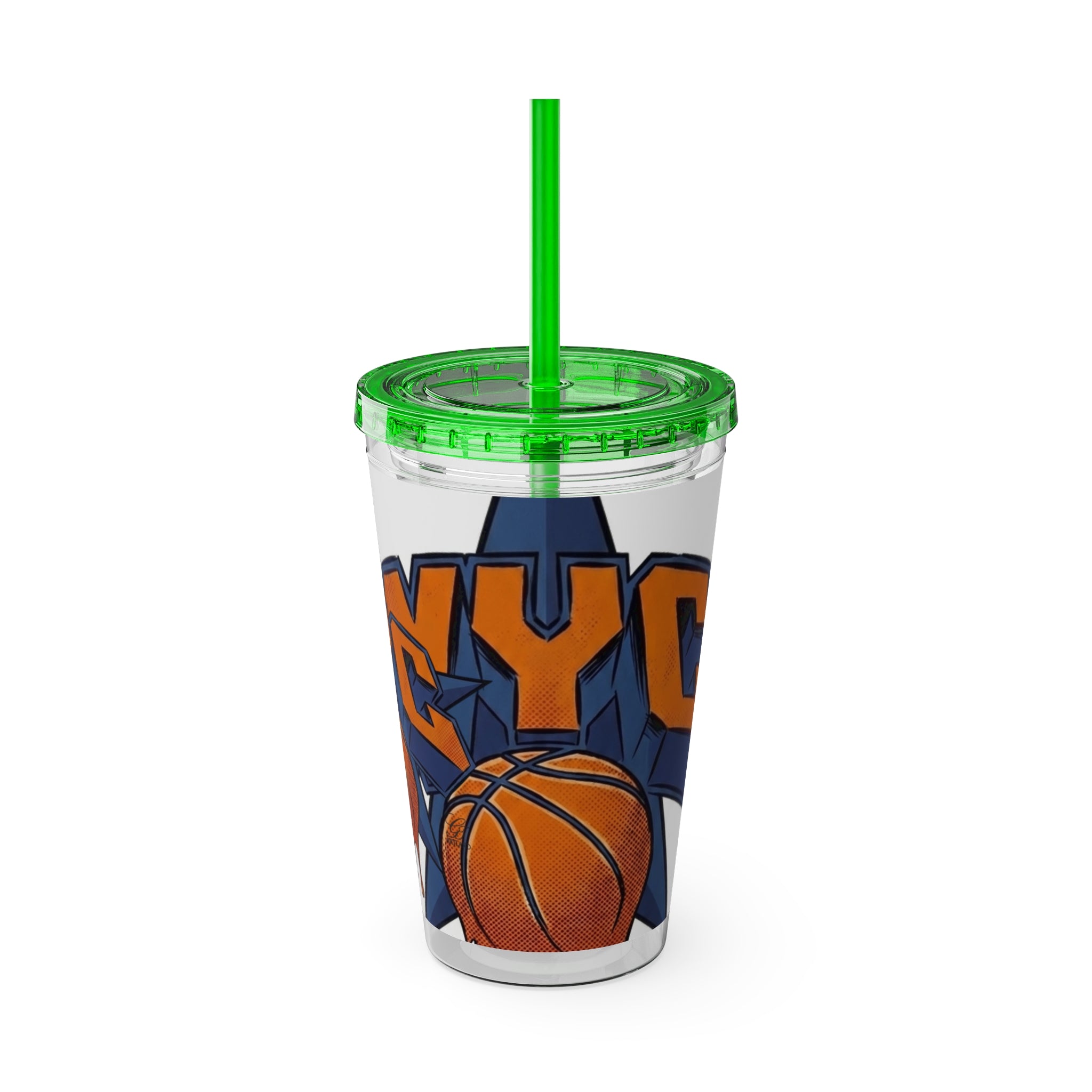NYC Basketball Drip Tumbler 16oz