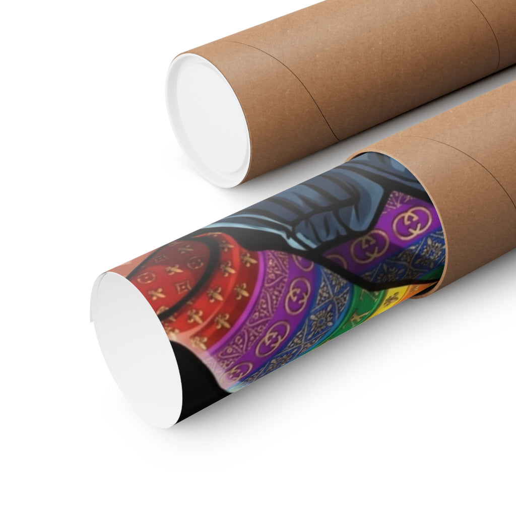 Rainbow Slasher Urban Designer Horror Matte Vertical Posters by GT Artland