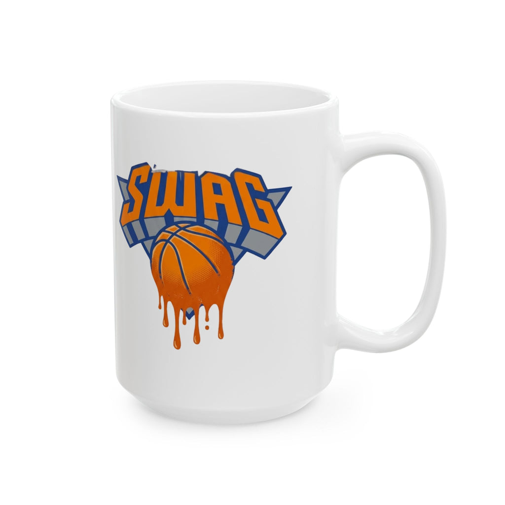 swag Dunk Basketball Logo Mug | Ceramic Coffee Cup by GT Artland