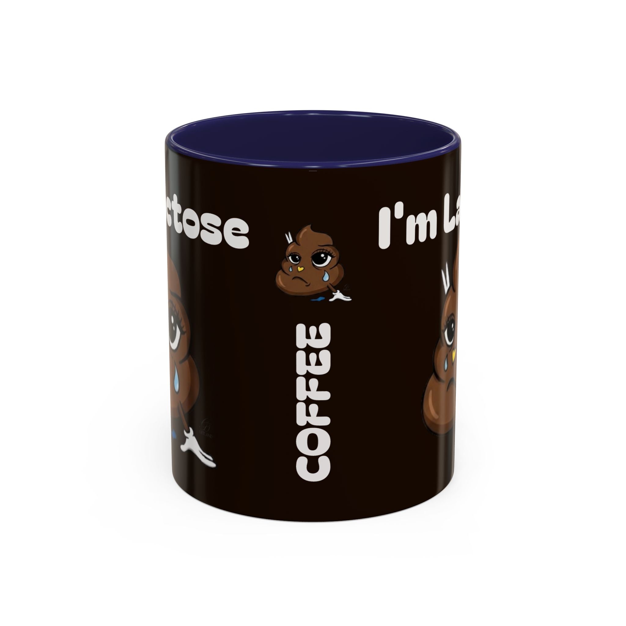 Coffee Mug — “I’m Lactose” Funny Poop Emoji Coffee Mug (11/15 oz) by GT Artland