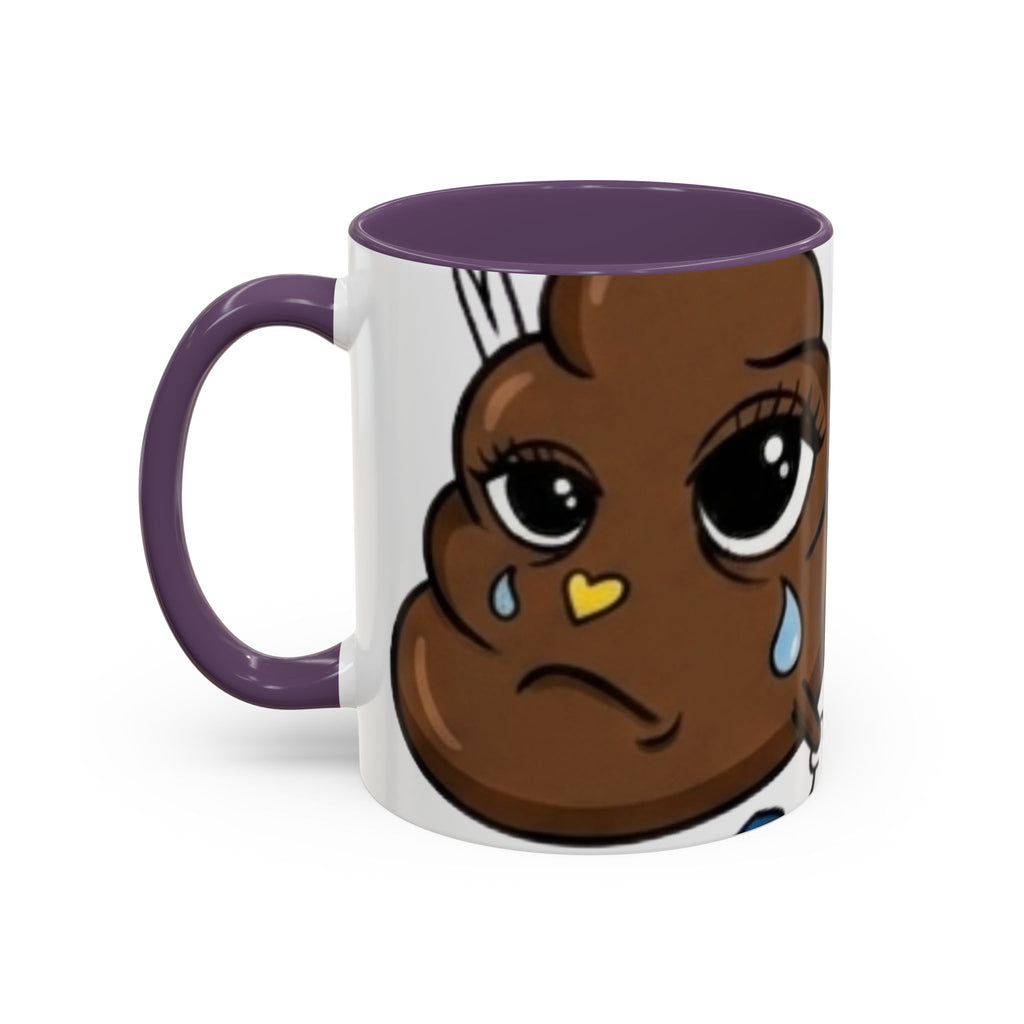 I Woke Up Like This Coffee Mug – Funny Poop Emoji Designer Accent Mug (11/15oz) by GT Artland