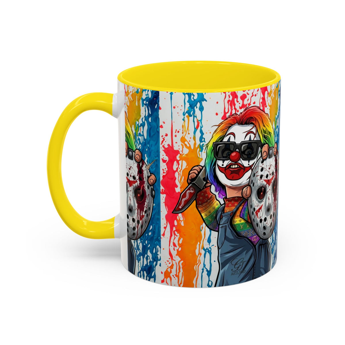 Rainbow Slasher Horror Slasher Artwork by GT Artland