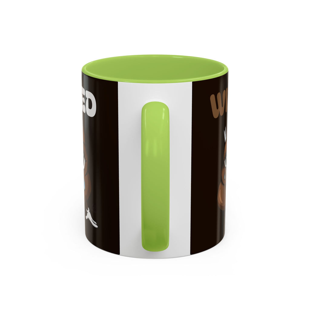 Coffee Mug - "Wired" Cute Poop Emoticon Design (11/15 oz) by GT Artland
