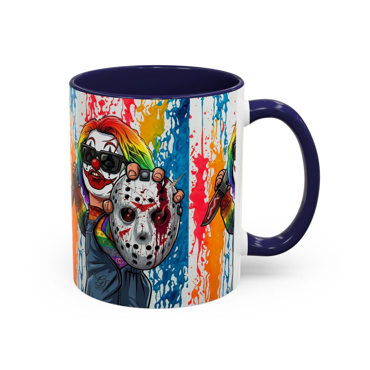 Rainbow Slasher Horror Slasher Artwork by GT Artland