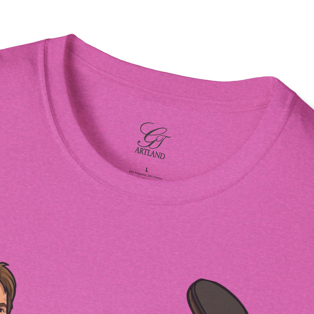 Chuck Norris Kick Illustration T-Shirt | I'll Kick Your Butt text by GT Artland