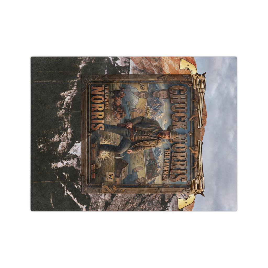 Chuck Norris Journey Velveteen Microfiber Blanket - Souvenir