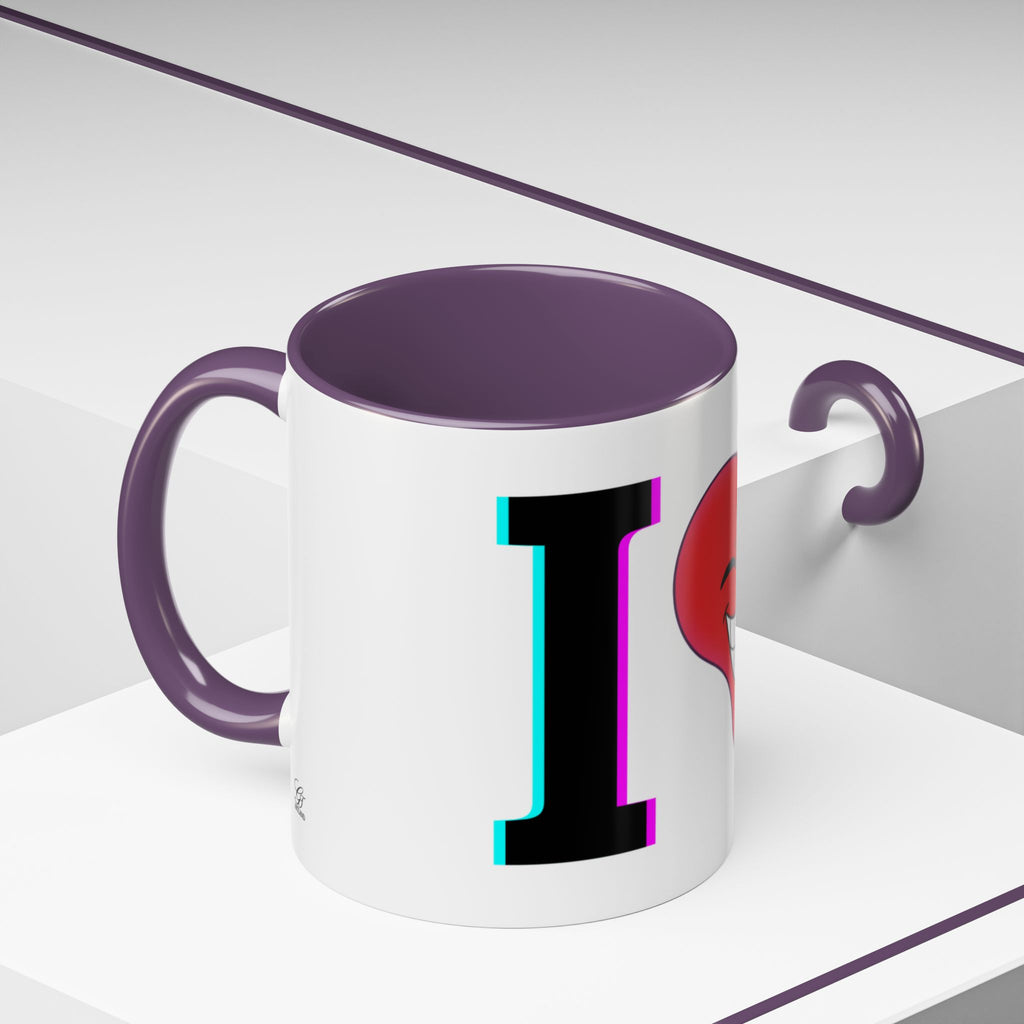 Winking Heart Graphic Mug | Accent Coffee Mug 11oz 15oz