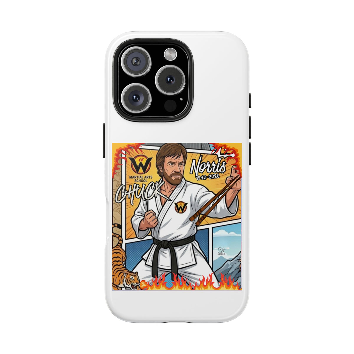 Chuck Norris Karate Tough Phone Case