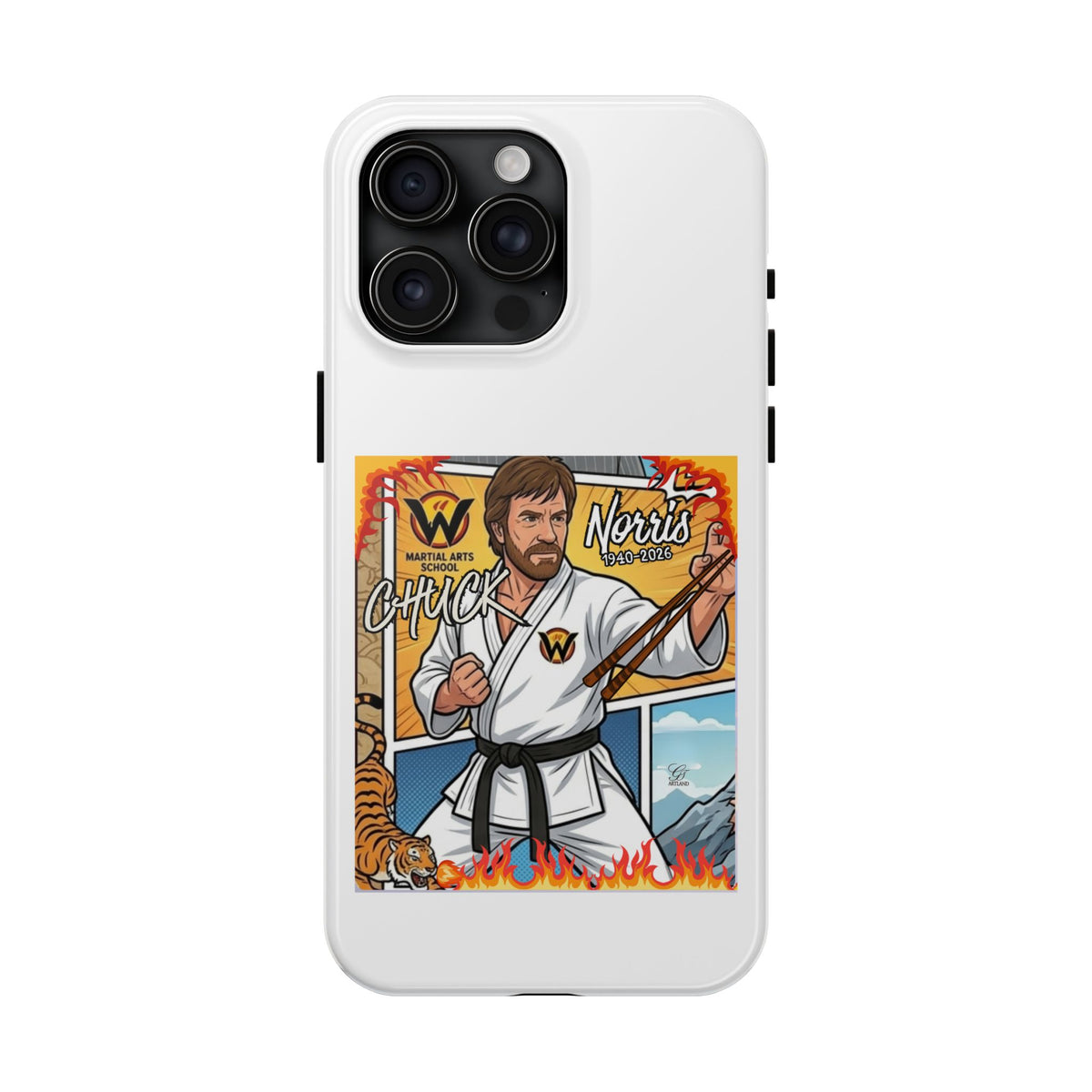 Chuck Norris Karate Tough Phone Case