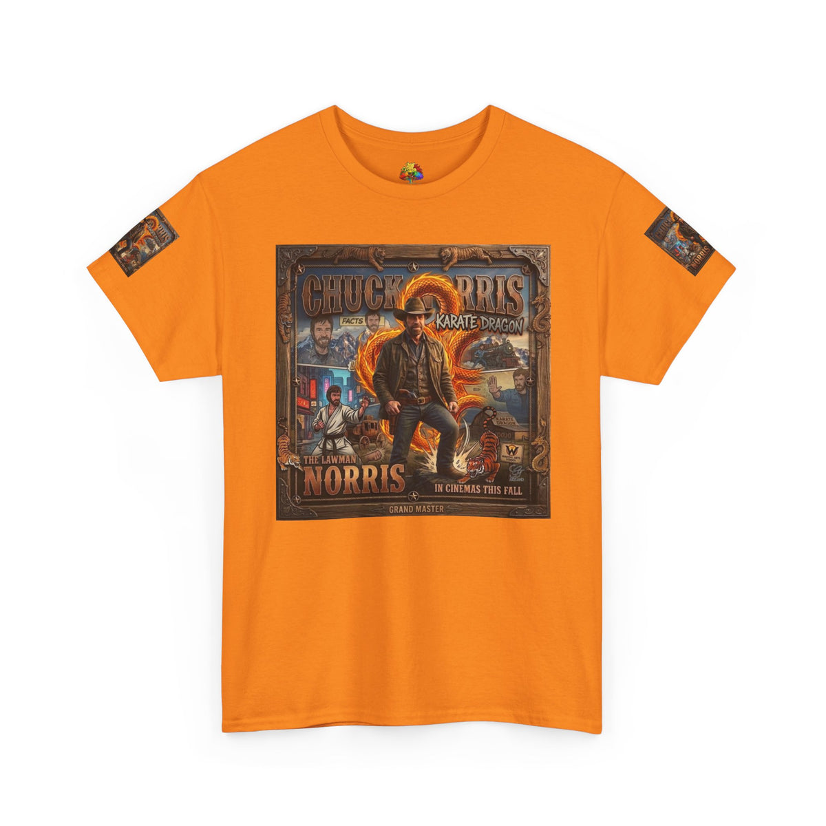 Retro Action Movie Poster T-Shirt | Vintage Fighter Hero Tee
