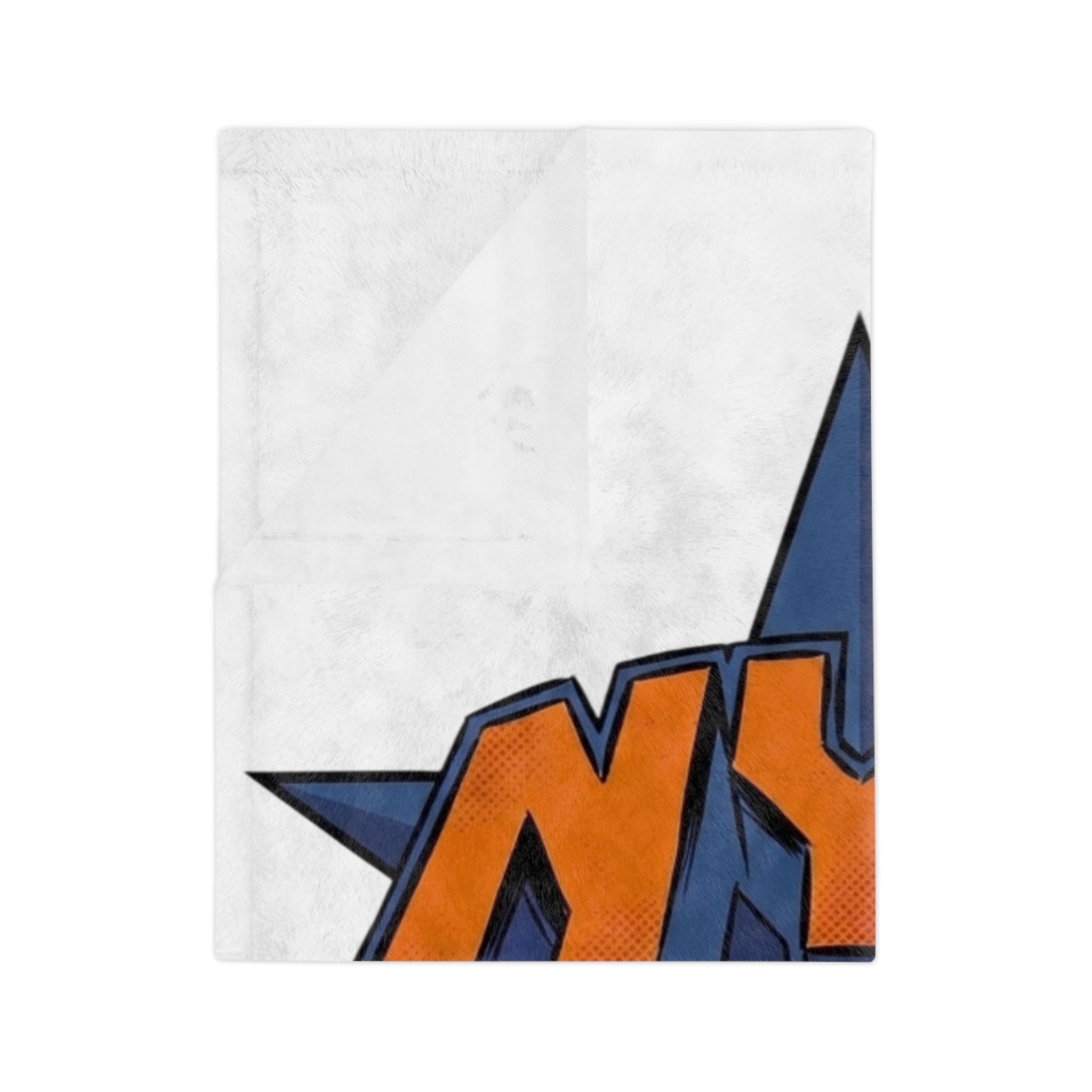 NYC Dripping Basketball Blanket | Velveteen Microfiber Blanket by GT Artland