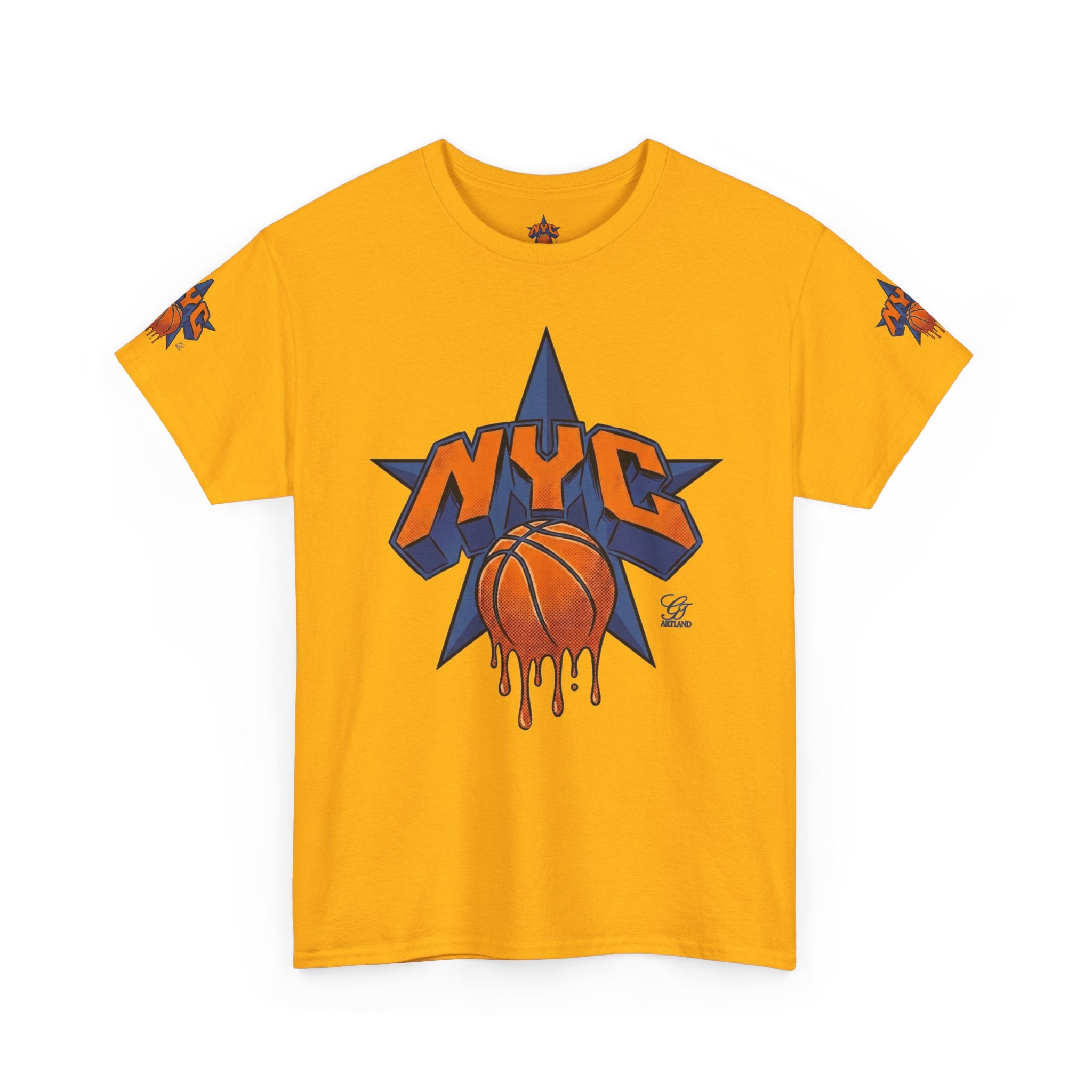 Copy of NYC Dripping Basketball Tee | New York City Hoops Shirt by GT Artland