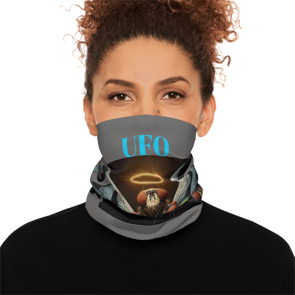UFO Insect Neck Gaiter | Sci-fi UAP Graphic Face Mask