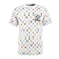 Colorful Monogram Designer Elite Pattern T-Shirt by GT Artland