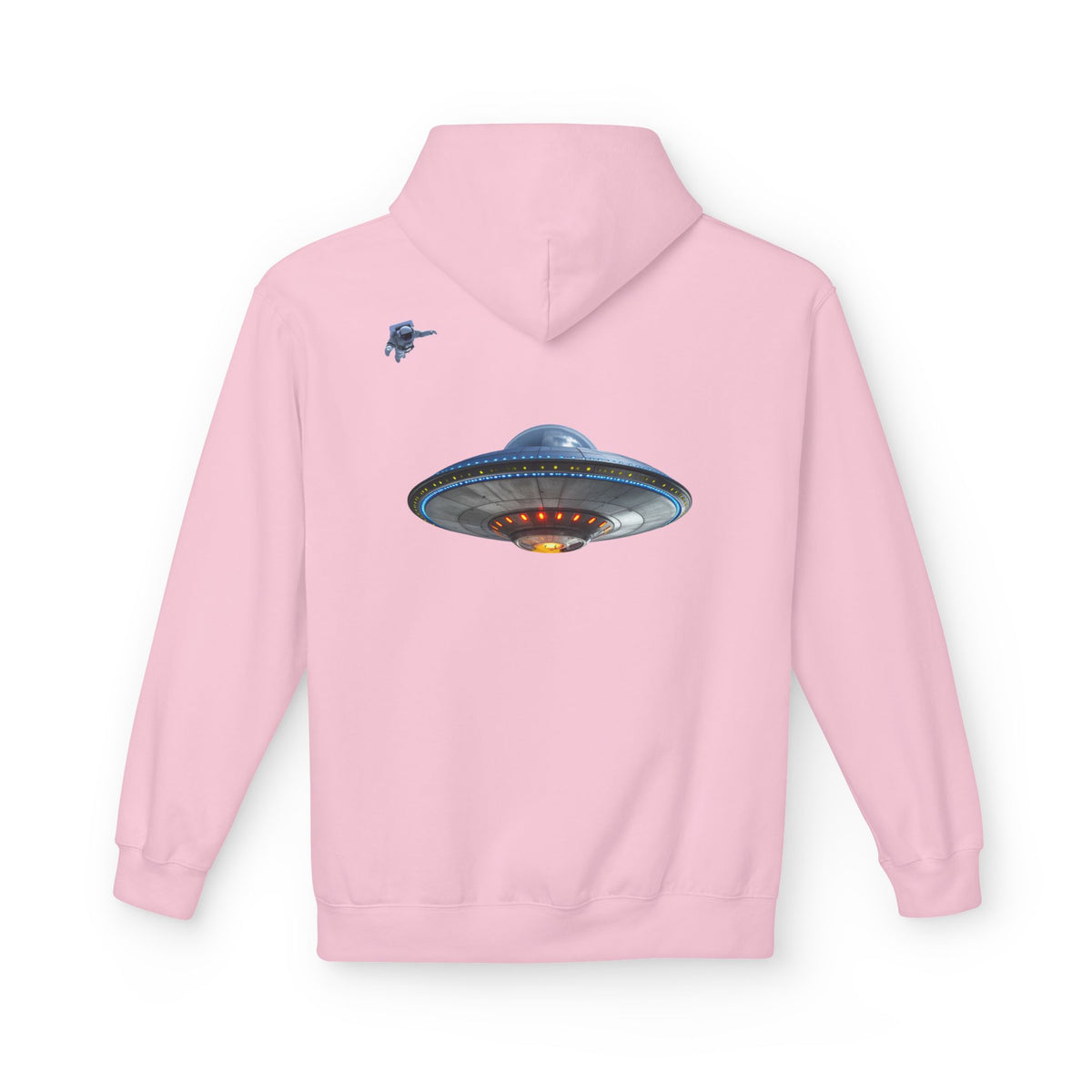 Retro UFO Spaceship Hoodie | Paranormal Alien Abduction Design