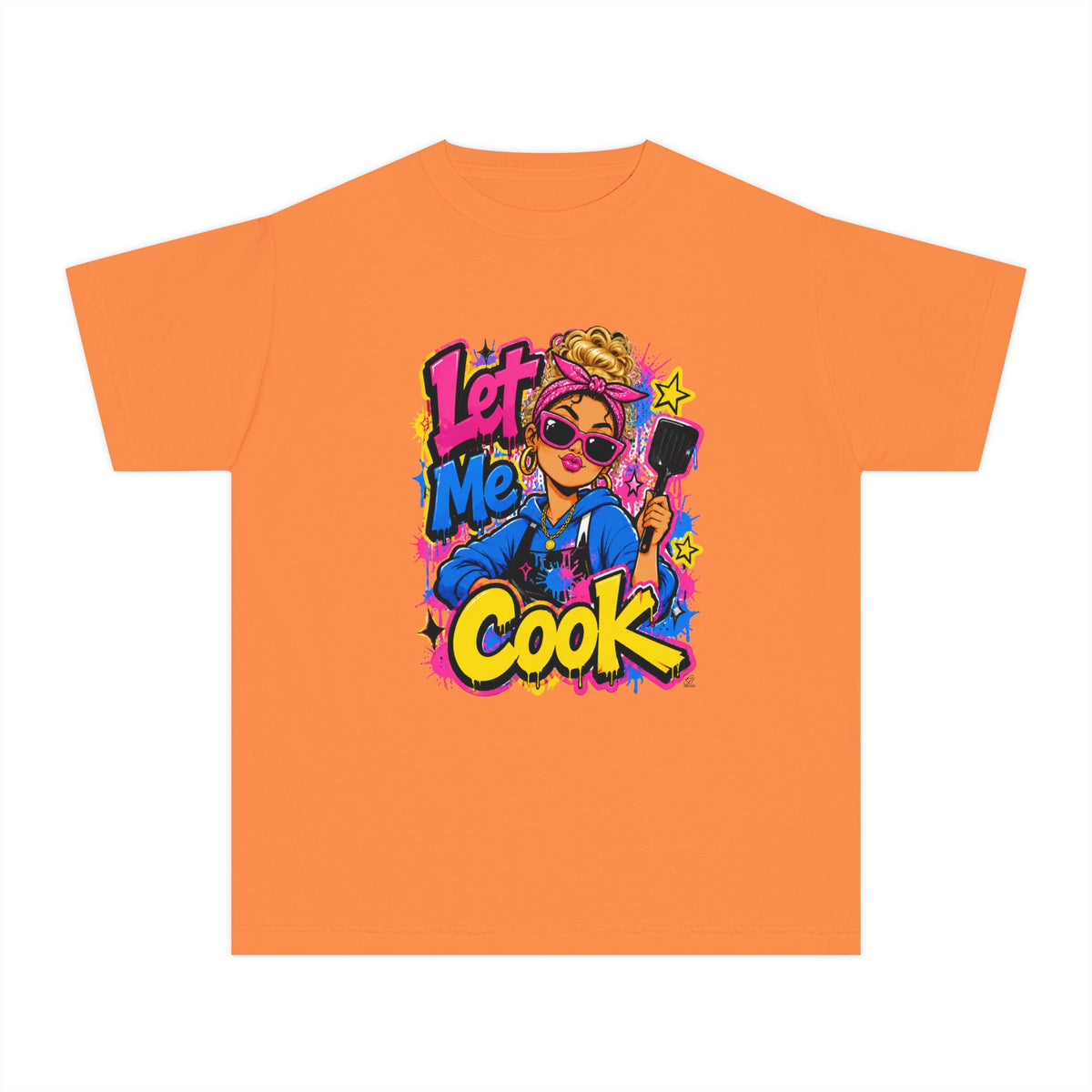 Let Me Cook Chef Girl Youth T-Shirt