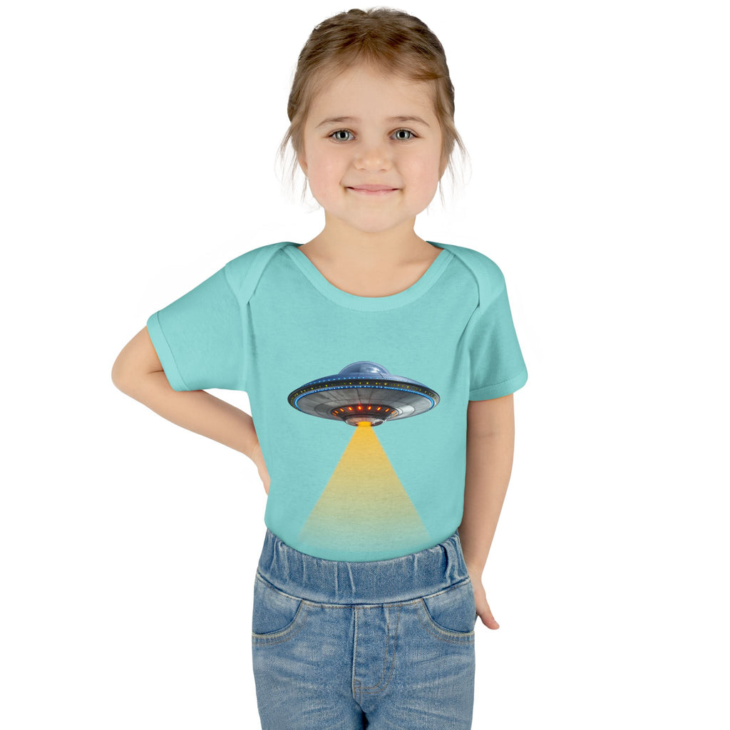 UFO Infant Bodysuit | Cute Alien Spaceship Baby Onesie