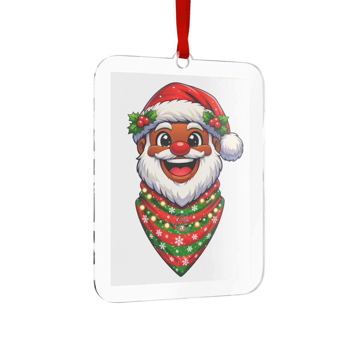 Santa Claus Christmas Acrylic Ornament