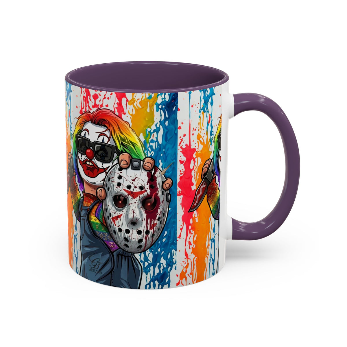 Rainbow Slasher Horror Slasher Artwork by GT Artland