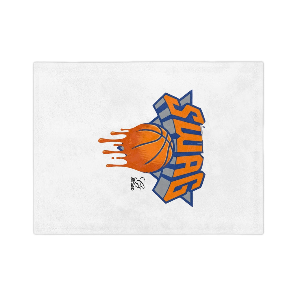 SWAG Dripping Basketball blanket | Velveteen Microfiber by GT Artland