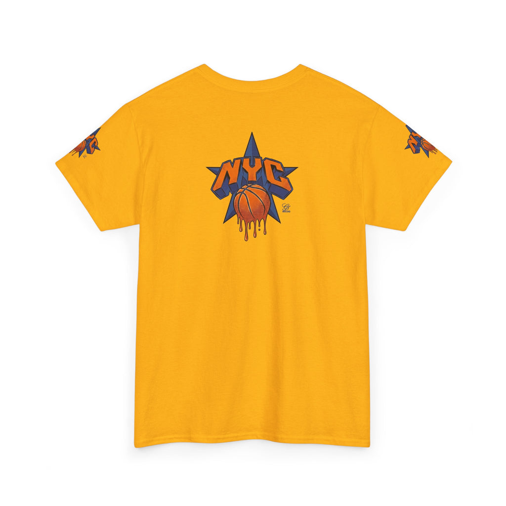 NYC Dripping Basketball Tee | New York City Hoops Shirt by GT Artland