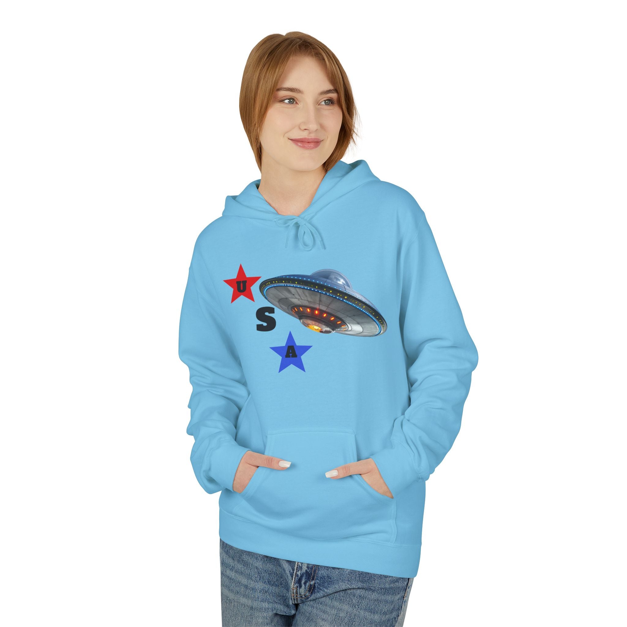 UFO Unisex Spaceship Hoodie