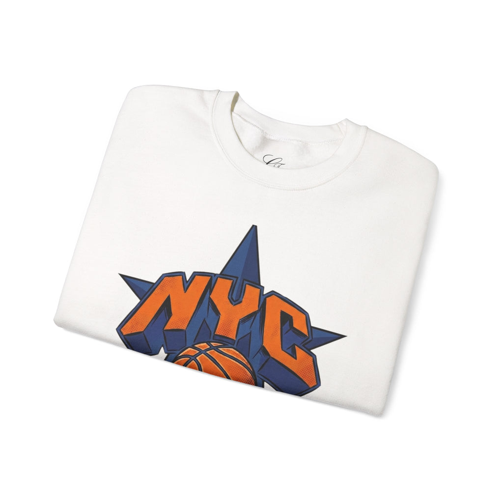 NYC Basketball Drip Crewneck Sweatshirt