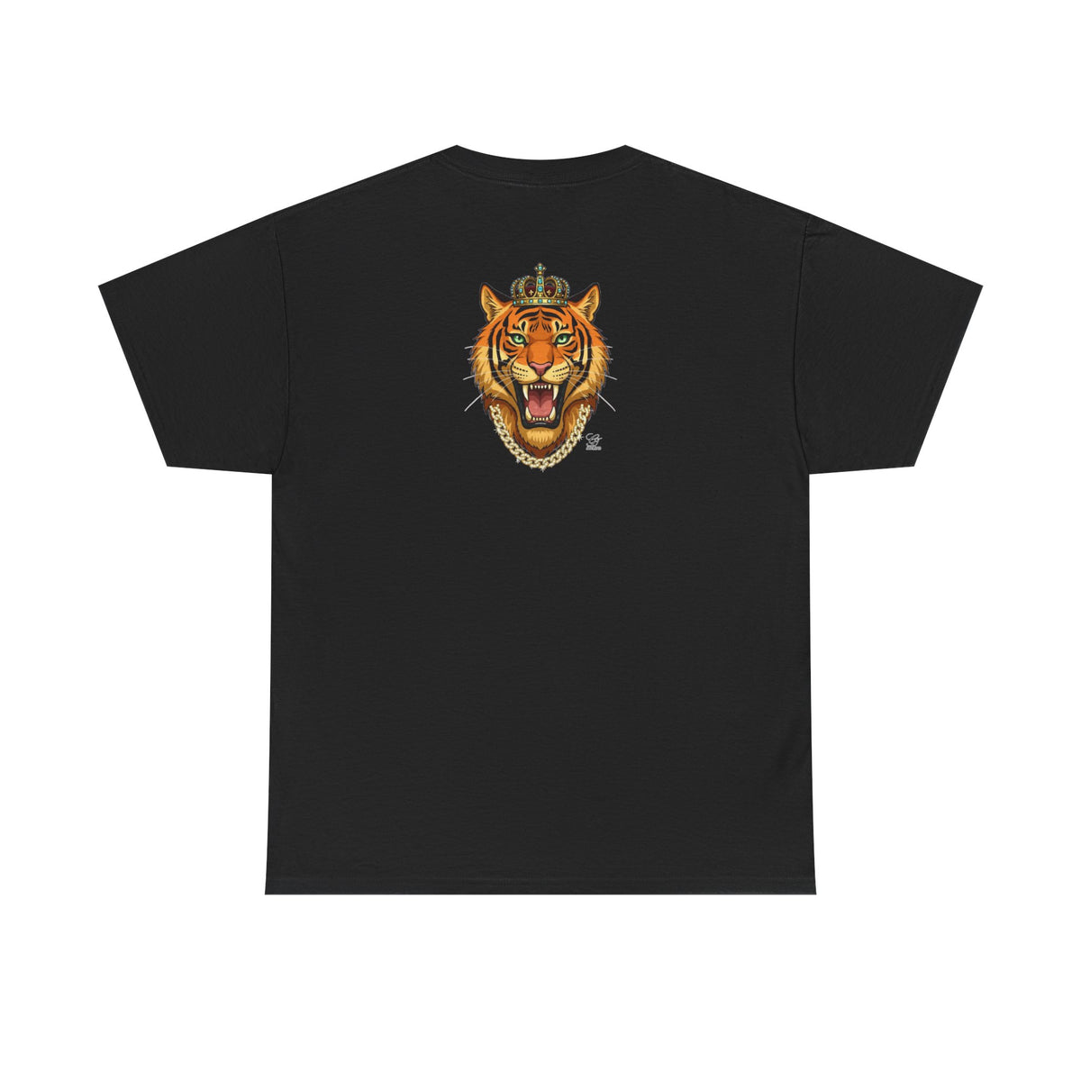 Crowned Roaring Tiger Tee | King Tiger Graphic T-Shirt by GT Artland