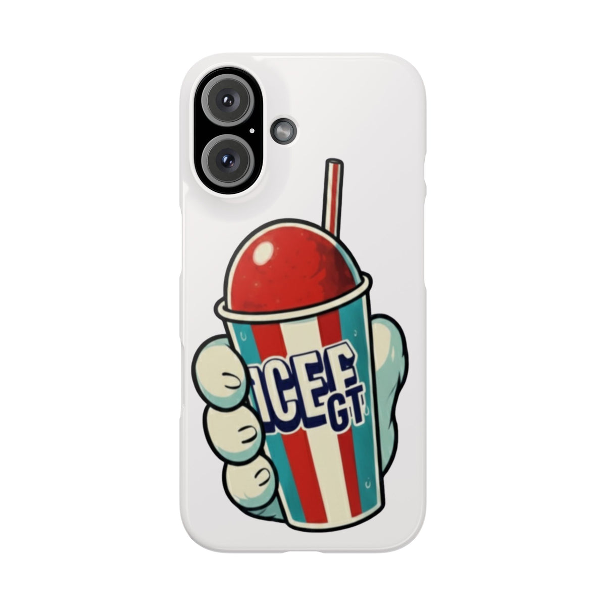ICEE Slush Cup Slim Phone Case | Red White Blue Slushie