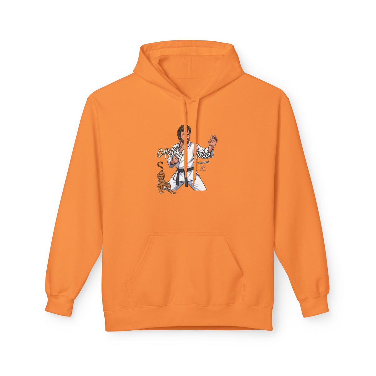 Chuck Norris Karate Hoodie | Martial Arts, Tiger Illustration by GT Artland