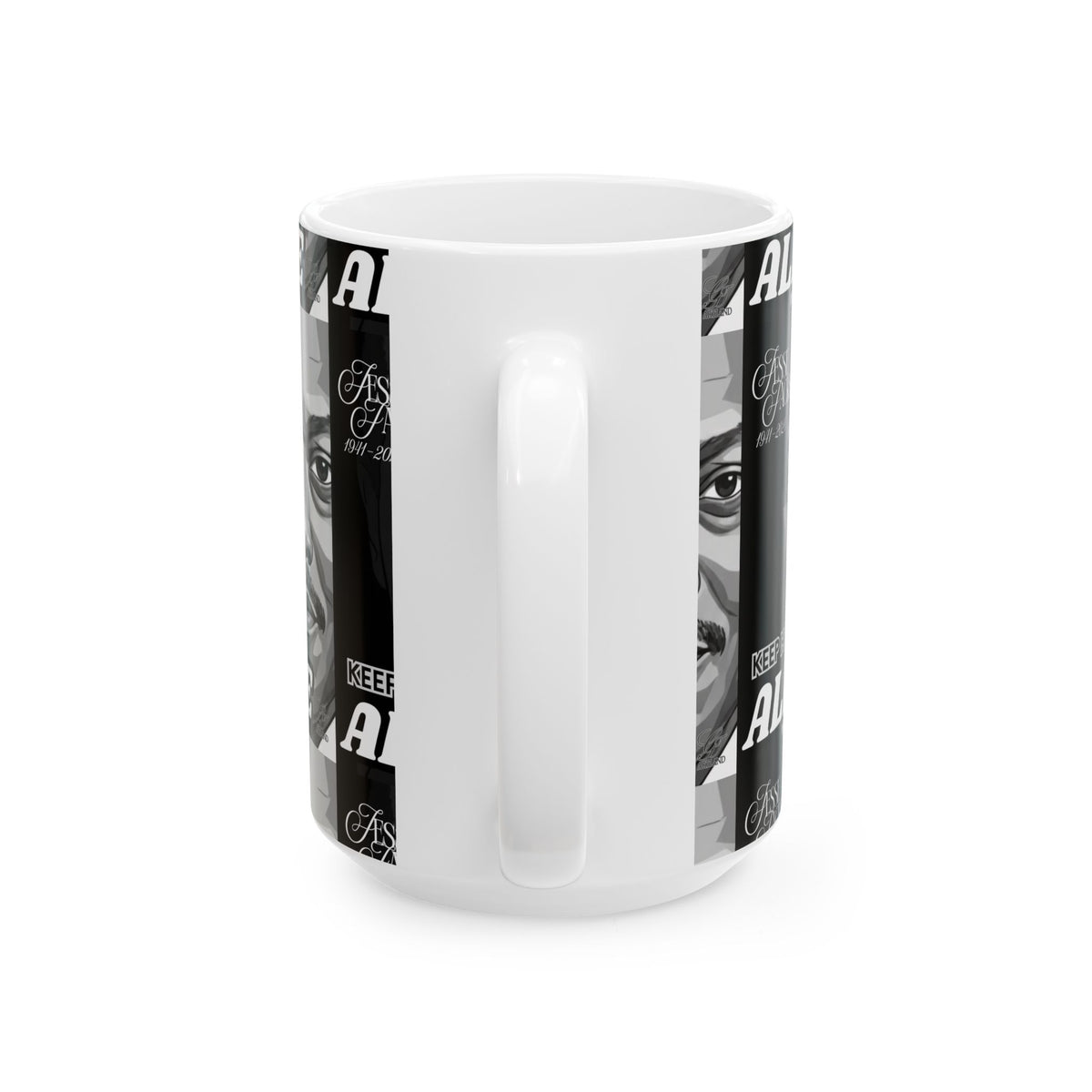 Keep Hope Alive Mug | Black & White Portrait Ceramic Mug