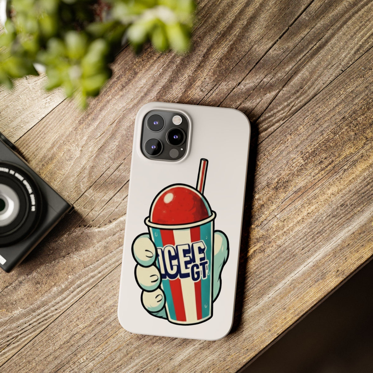 ICEE Slush Cup Slim Phone Case | Red White Blue Slushie