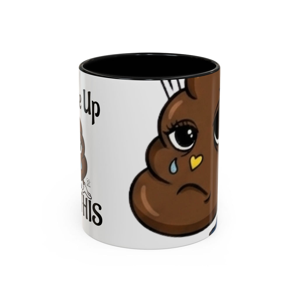 Sad Poop Emoji Coffee Mug – Funny Cute Collectors Novelty Accent Mug (11/15oz) by GT Artland