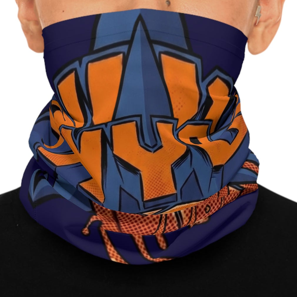 Dripping Basketball NYC Lightweight Neck Gaiter | Urban Sports Face Cover by GT Artland