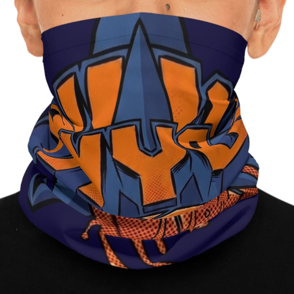 Dripping Basketball NYC Lightweight Neck Gaiter | Urban Sports Face Cover by GT Artland
