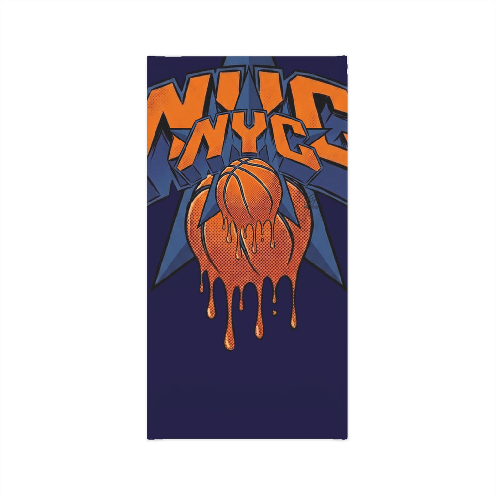Dripping Basketball NYC Lightweight Neck Gaiter | Urban Sports Face Cover by GT Artland