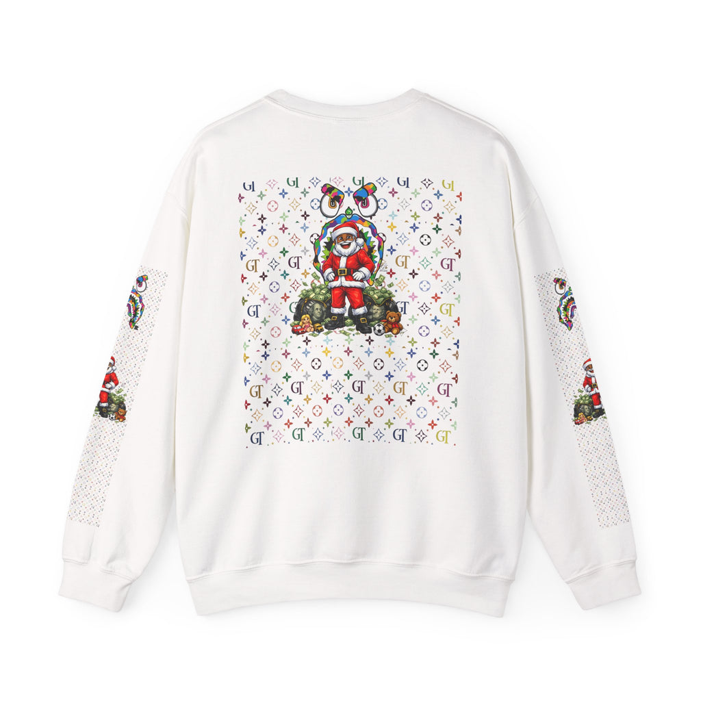 Santa Claus Graphic Crewneck Sweatshirt | Holiday Christmas Sweater by GT Artland
