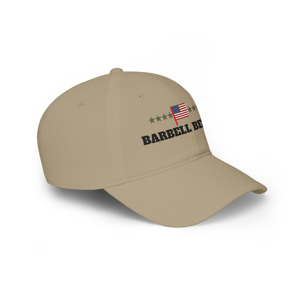 "BARBELL BEAST" Flag Embroidery Cap | American Baseball Hat
