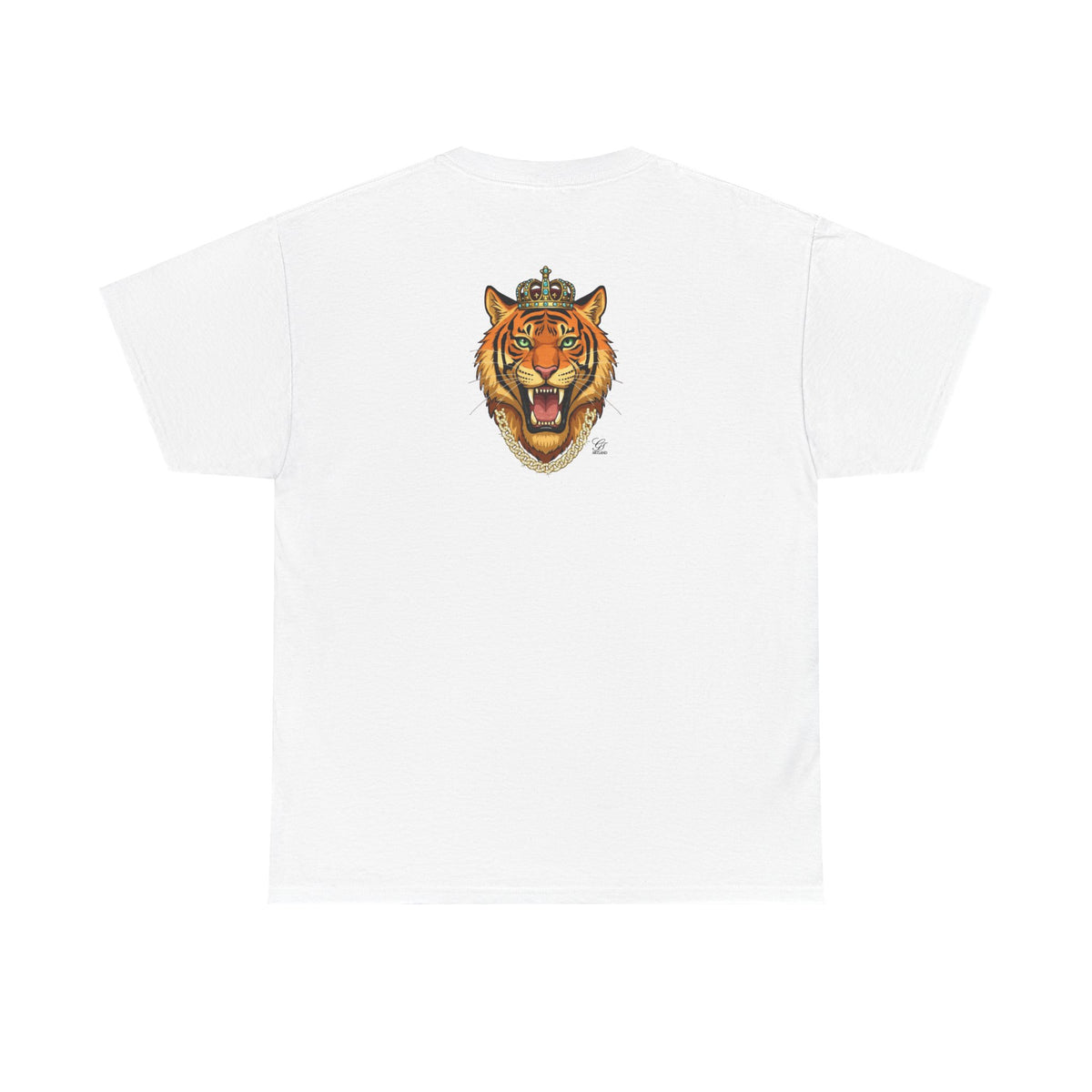Crowned Roaring Tiger Tee | King Tiger Graphic T-Shirt by GT Artland