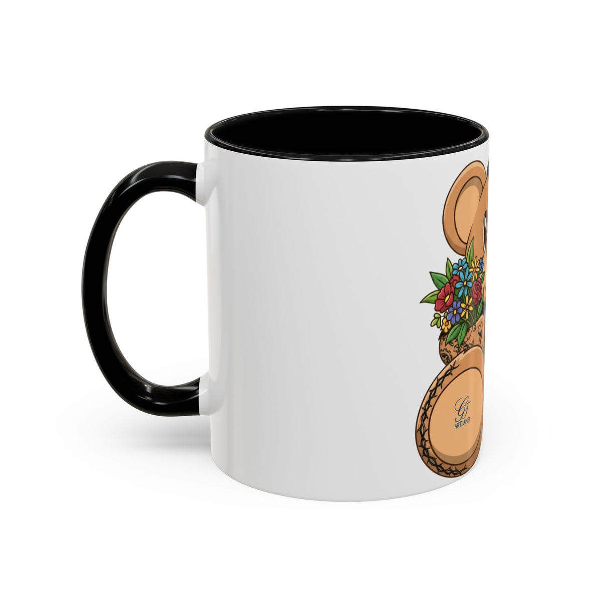 Copy of Tattooed Teddy Bear Mug | Accent Coffee Mug 11oz 15oz by GT Artland