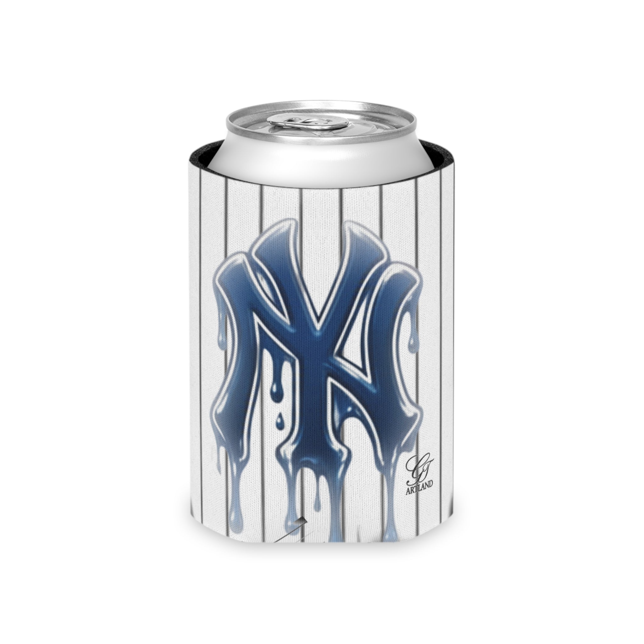 Dripping NYC Fan Gear Pinstripe Can Cooler | Can Cooler by GT Artland