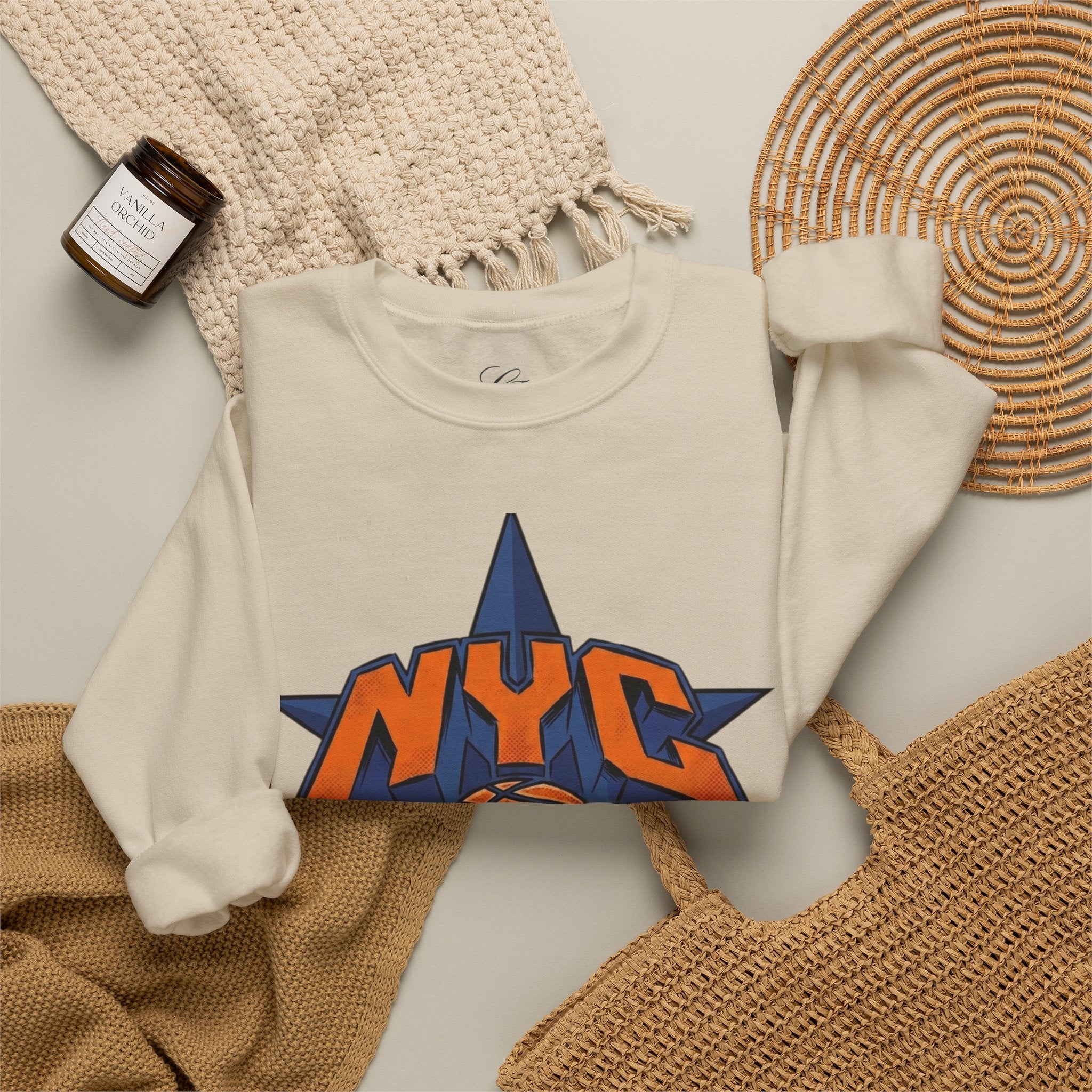 Copy of NYC Basketball Drip Crewneck Sweatshirt