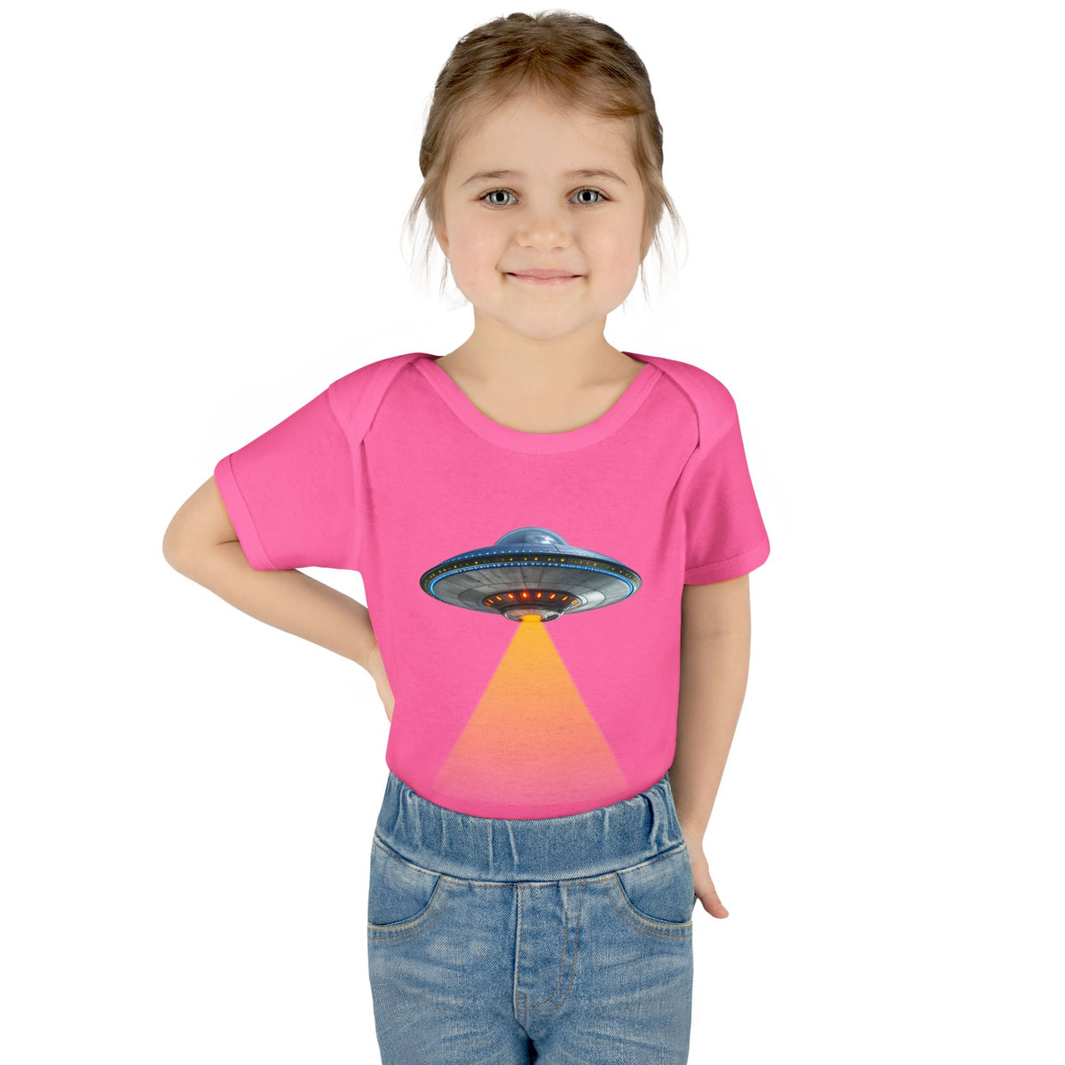 UFO Infant Bodysuit | Cute Alien Spaceship Baby Onesie