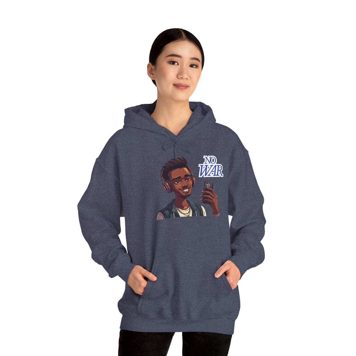 No War Unisex Heavy Blend Hoodie -Sweatshirt
