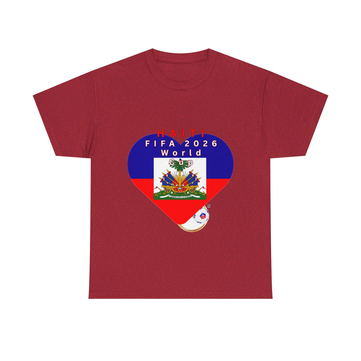 Heart of The Haitian Flag Tee